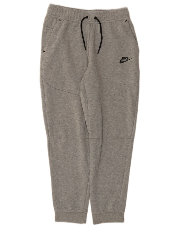Nike Boys Tracksuit Trousers Joggers 13-14 Years XL Grey Cotton