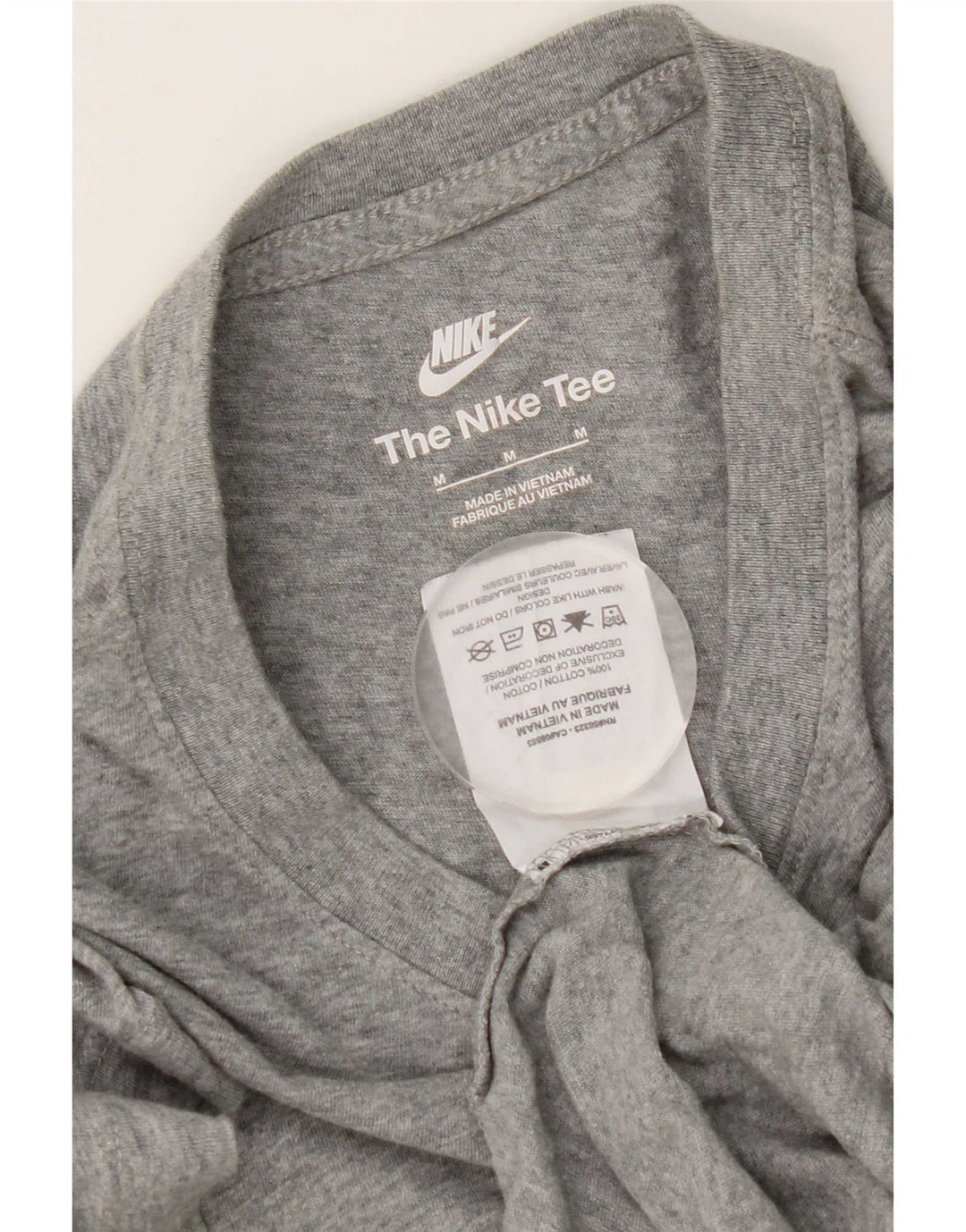 Nike Mens T-Shirt Medium Grey Cotton