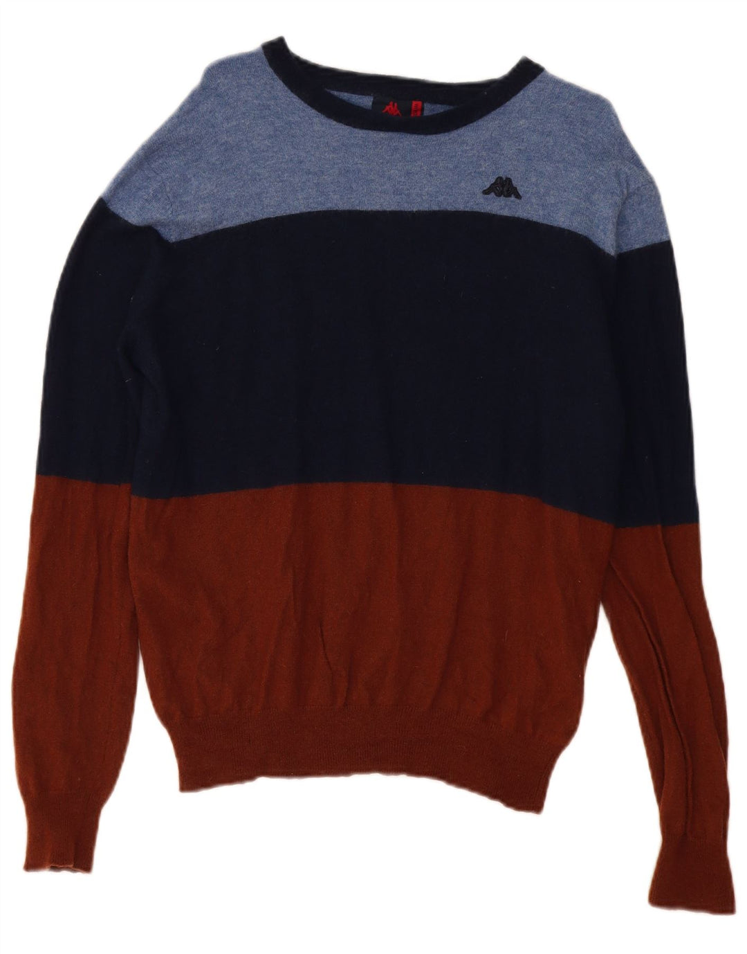 KAPPA Womens Boat Neck Jumper Sweater UK 14 Medium Multicoloured