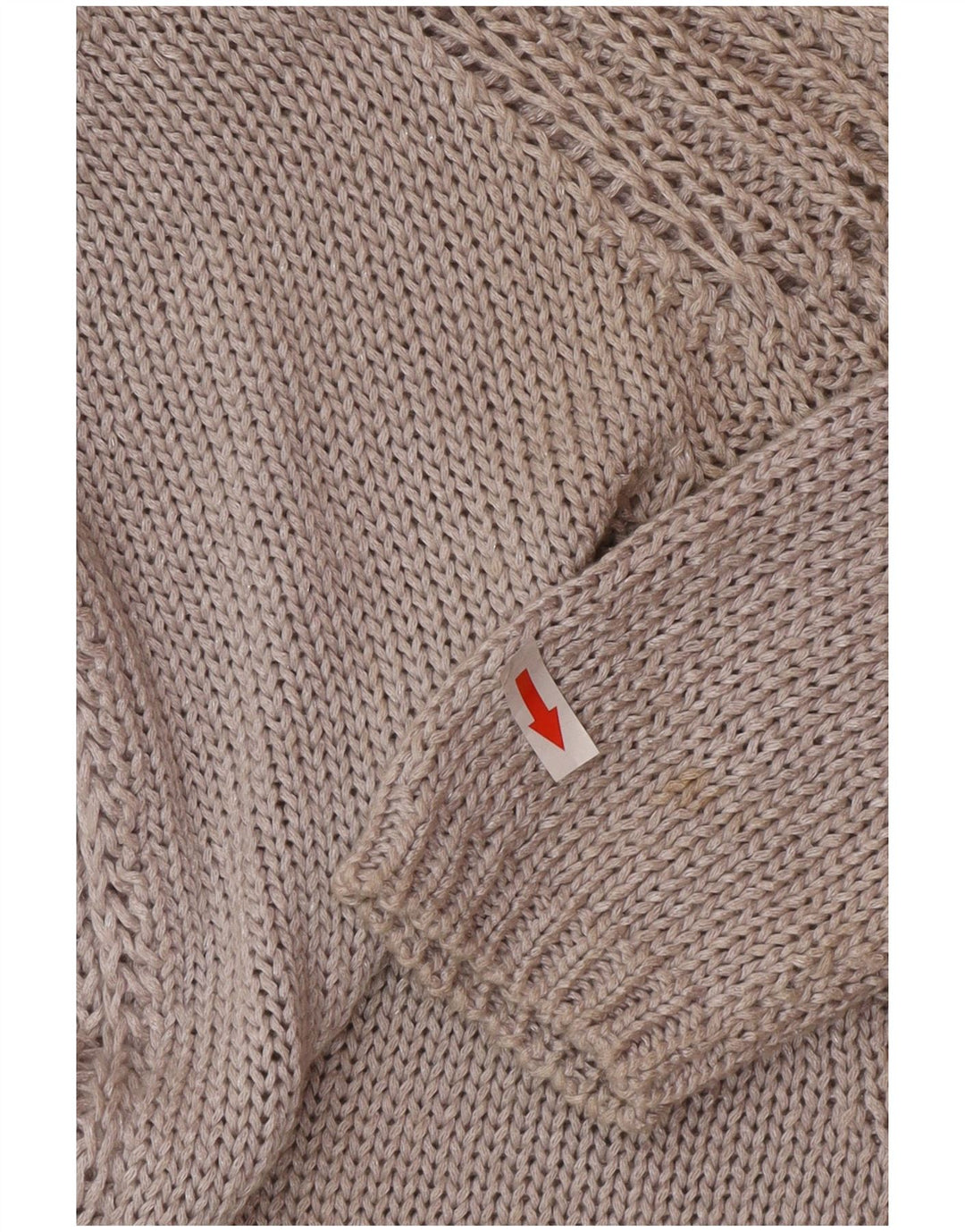 Zara Damen-Pullover mit V-Ausschnitt, Gr. 14, Mittelgrau