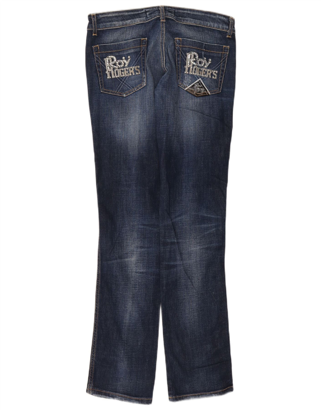 Roy Rogers Womens Straight Jeans W32 L34 Navy Blue