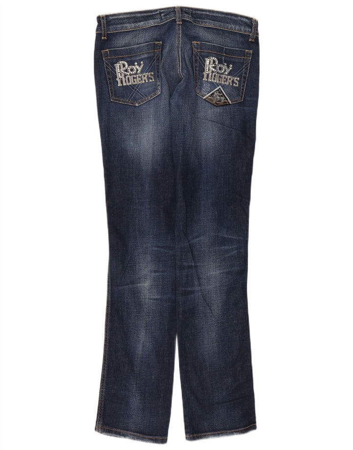 Roy Rogers Womens Straight Jeans W32 L34 Navy Blue