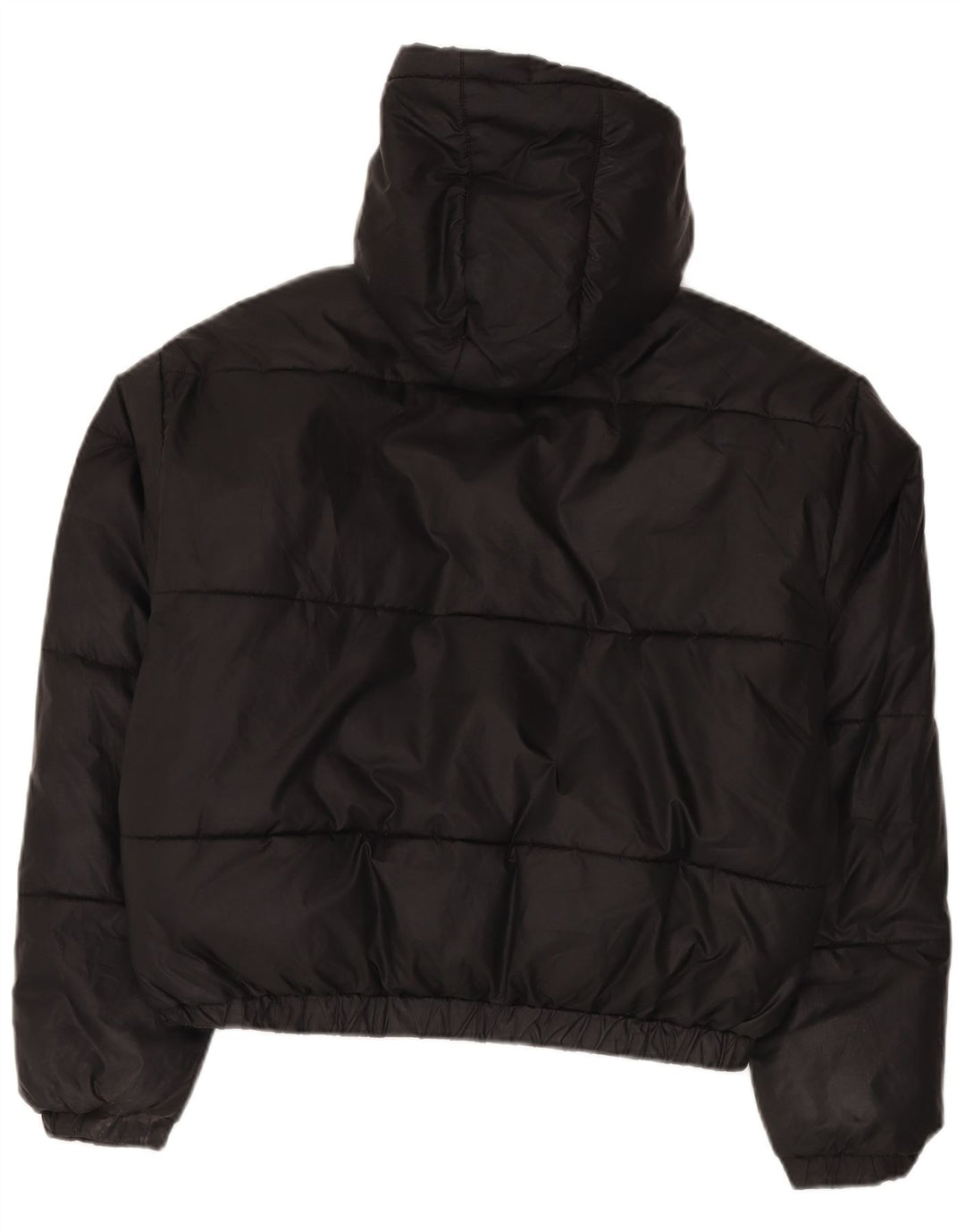 Ellesse Womens Hooded Oversized Padded Jacket UK 12 Medium Black Polyester