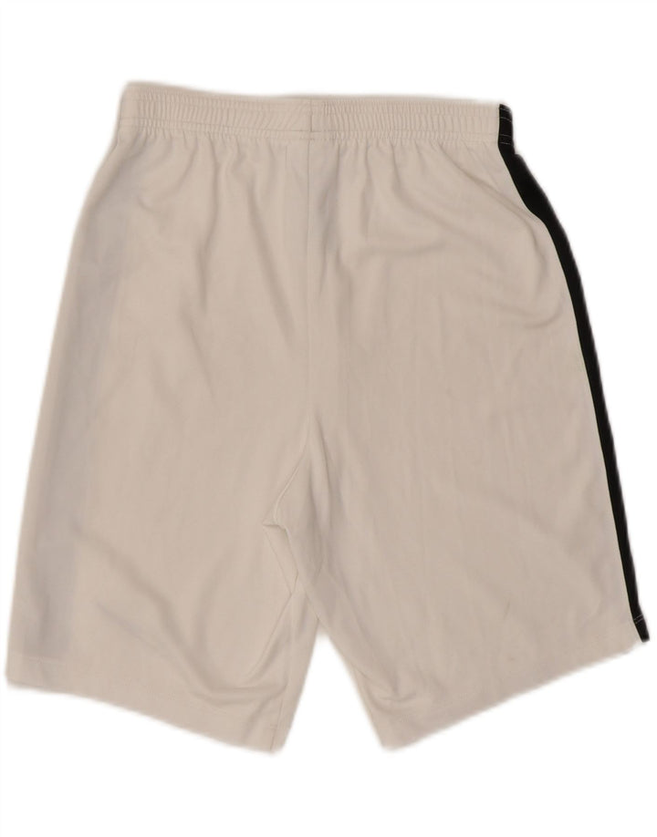 NIKE Mens Dri Fit Sport Shorts Small  White Colourblock Polyester Vintage Nike and Second-Hand Nike from Messina Hembry 
