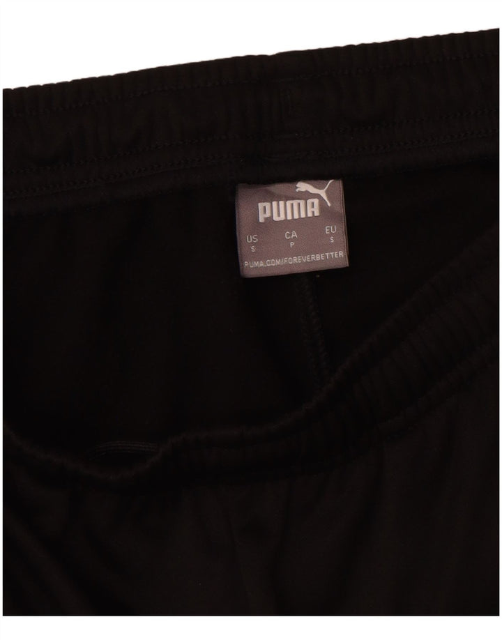 Pantaloni da tuta grafica da uomo Puma Small in poliestere color block nero
