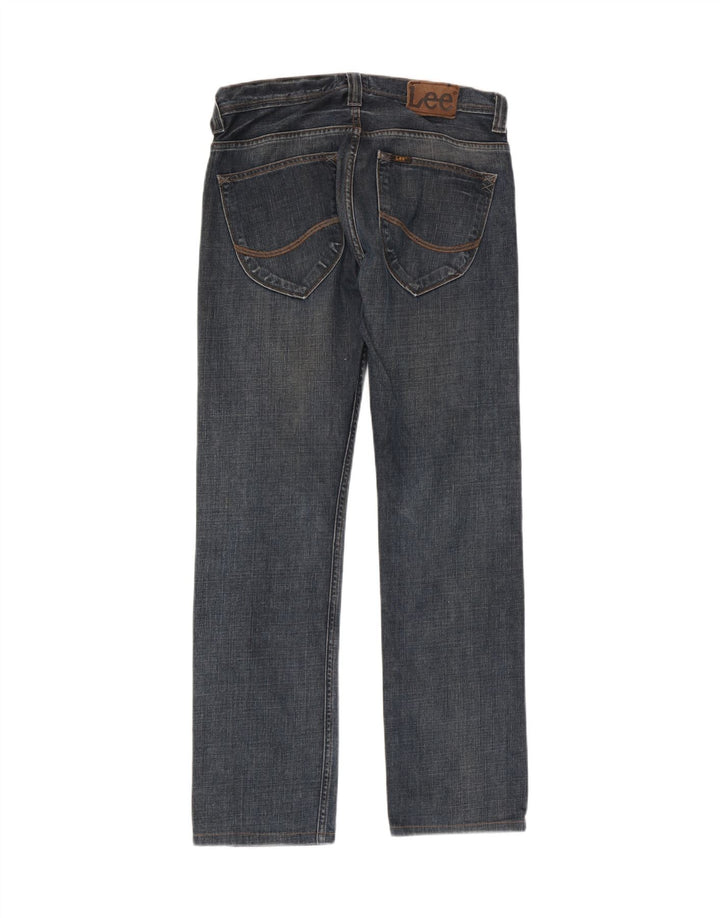 Lee Mens Zed Straight Jeans W31 L34 Blue Cotton