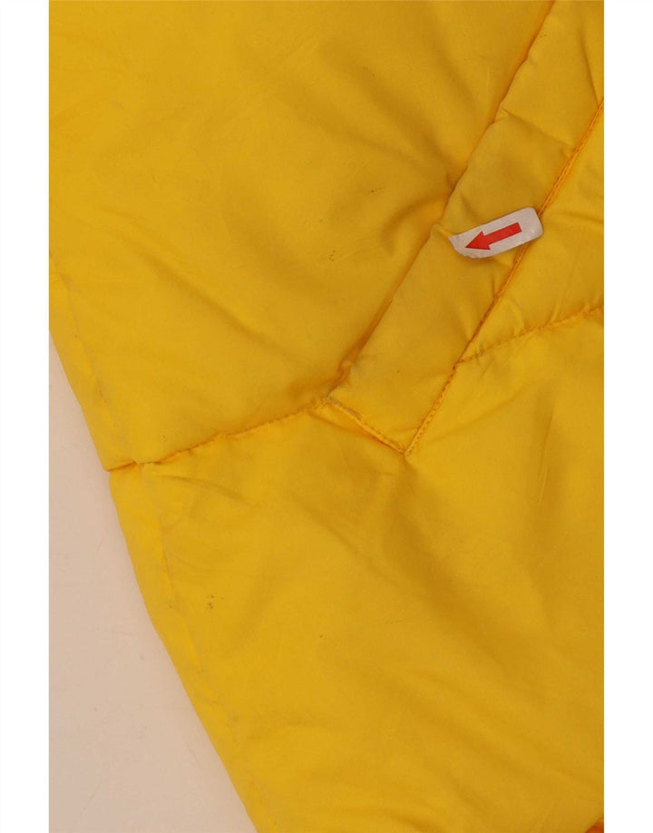 Ragazza Veste matelassée pour femme UK 14 Large Jaune Polyamide
