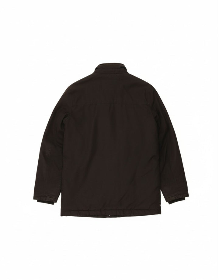 TOMMY HILFIGER Mens Windbreaker Jacket UK 36 Small Black Acrylic Vintage Tommy Hilfiger and Second-Hand Tommy Hilfiger from Messina Hembry 