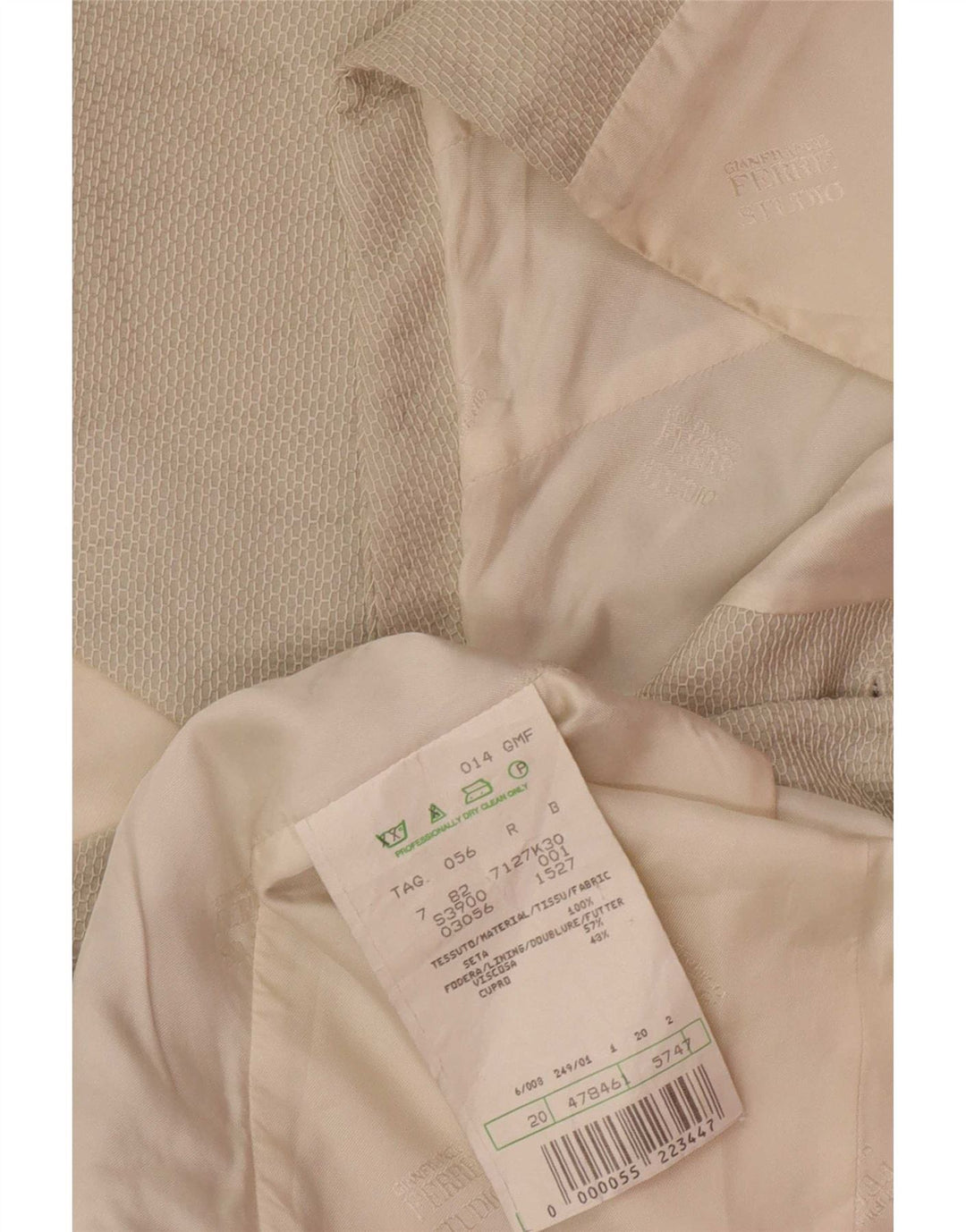 Vintage Mens Waistcoat IT 56 2XL Grey Silk