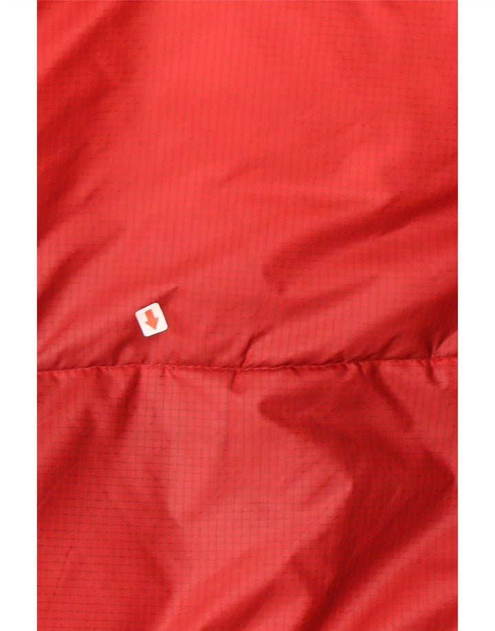Dickies Giacca imbottita con cappuccio da uomo UK 38 Nylon color block rosso medio