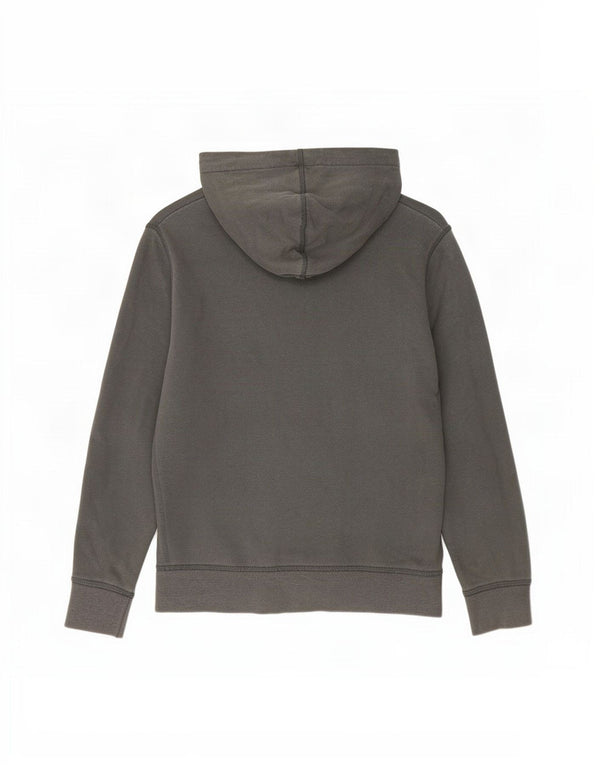 Pulover Gap Boys Graphic Zip Hoodie 8-9 ani bumbac gri