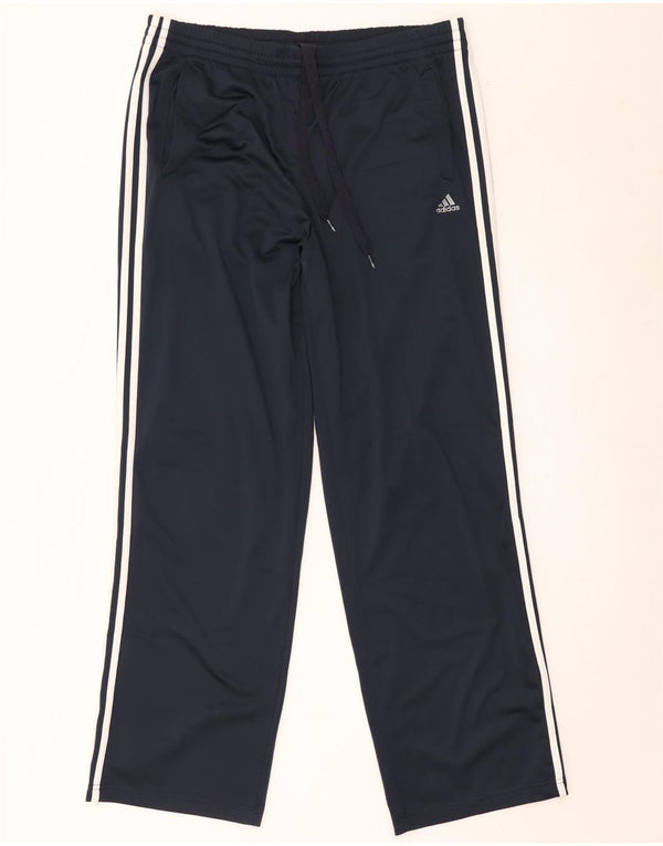 Adidas Mens Clima 365 Tracksuit Trousers XL Navy Blue Polyester