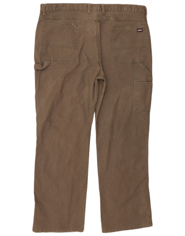 Мужские прямые брюки-карго Dickies W42 L32, хлопок цвета хаки