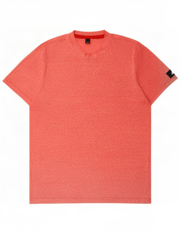 Adidas Hombre Camiseta Top Grande Rosa Moteado Poliéster