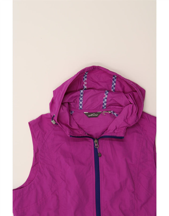 EDDIE BAUER Womens Hooded Tracksuit Top Jacket UK 14 Medium Pink Vintage Eddie Bauer and Second-Hand Eddie Bauer from Messina Hembry 