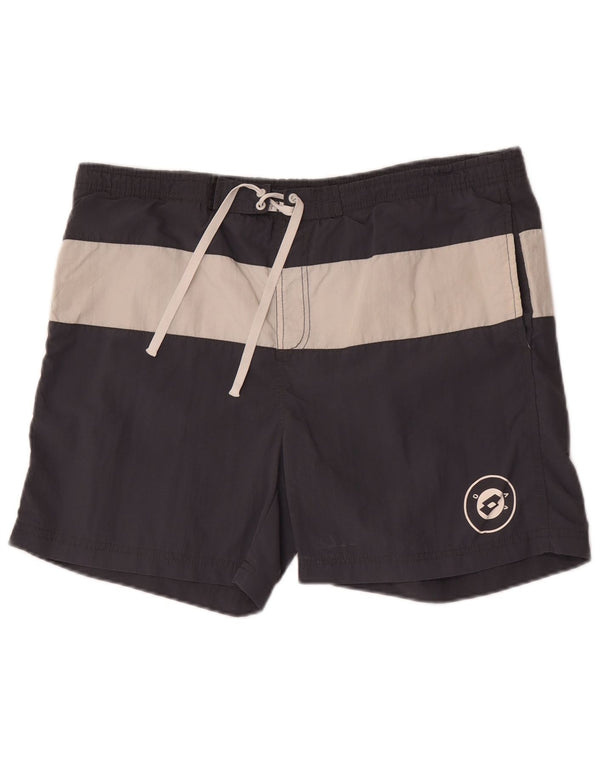 Pantaloncini da bagno da uomo Lotto Large color grigio