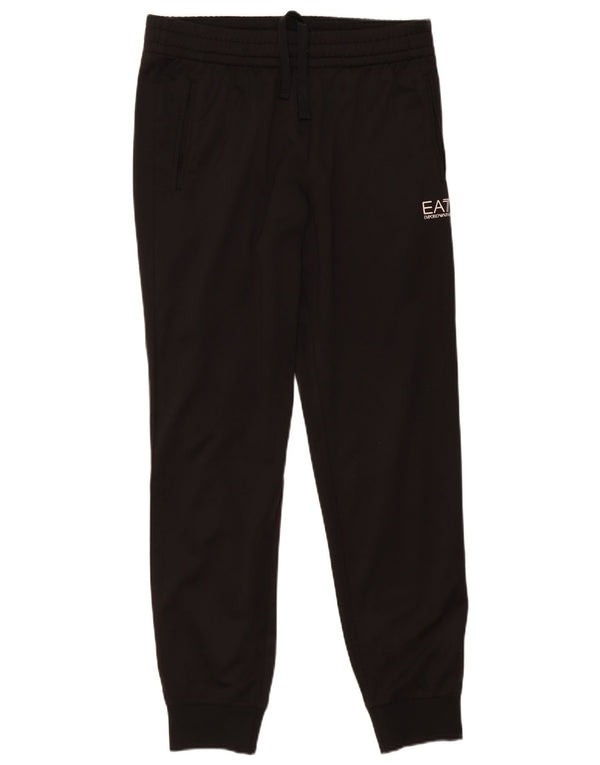 Emporio Armani Mens Tracksuit Trousers Joggers Large Black Polyester