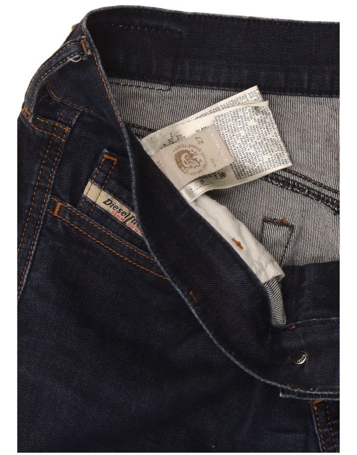Diesel Dame Slim Jeans W27 L32 Blå Bomuld