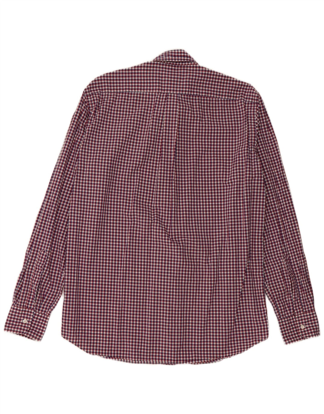 Aspesi Herre skjorte str. 41 16 Large Red Gingham Cotton