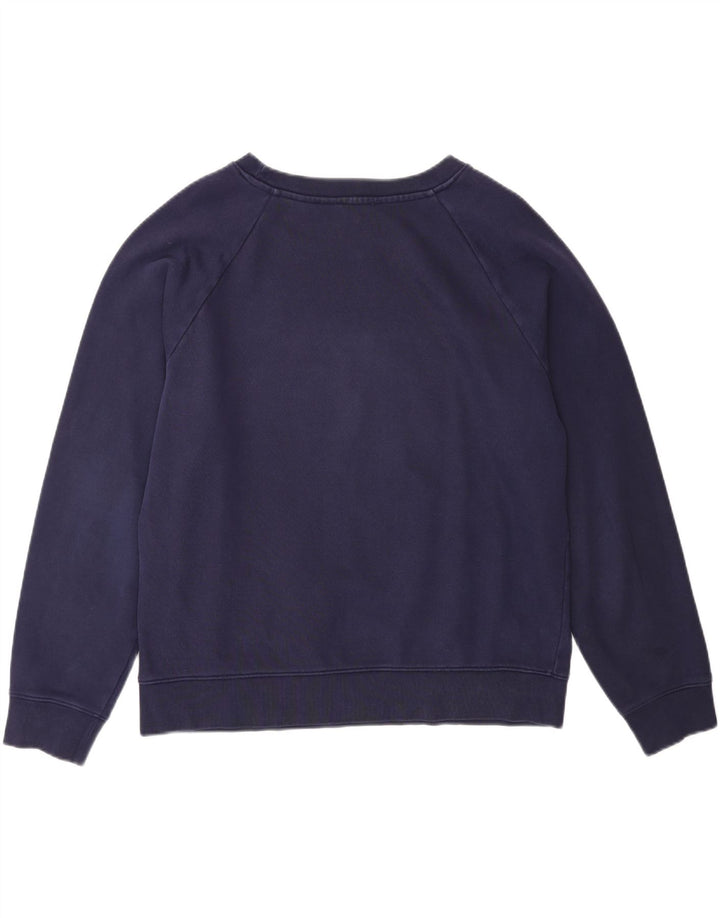 LEVI'S Womens Sweatshirt Jumper UK 14 Medium Navy Blue Cotton Vintage Levi's and Second-Hand Levi's from Messina Hembry 