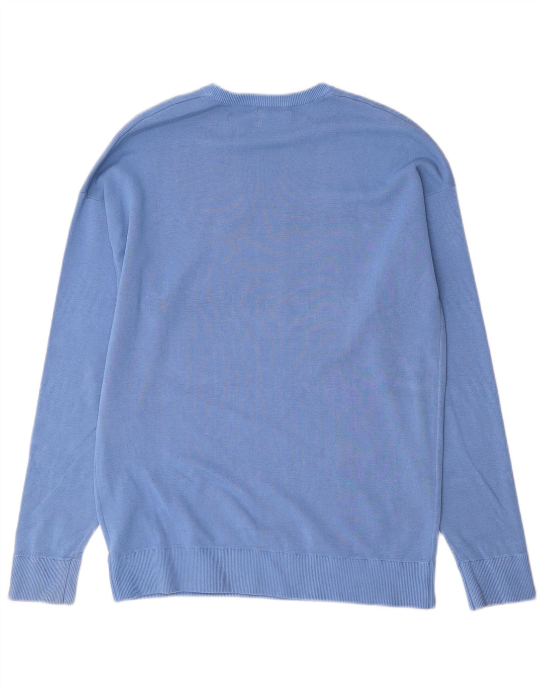 Massimo Dutti Herre Crew Neck Jumper Sweater Medium Blue Bomuld