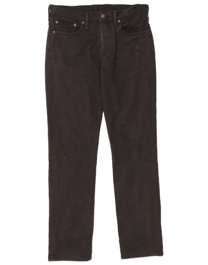 LEVI'S Womens 511 Slim Jeans W32 L32 Black Cotton
