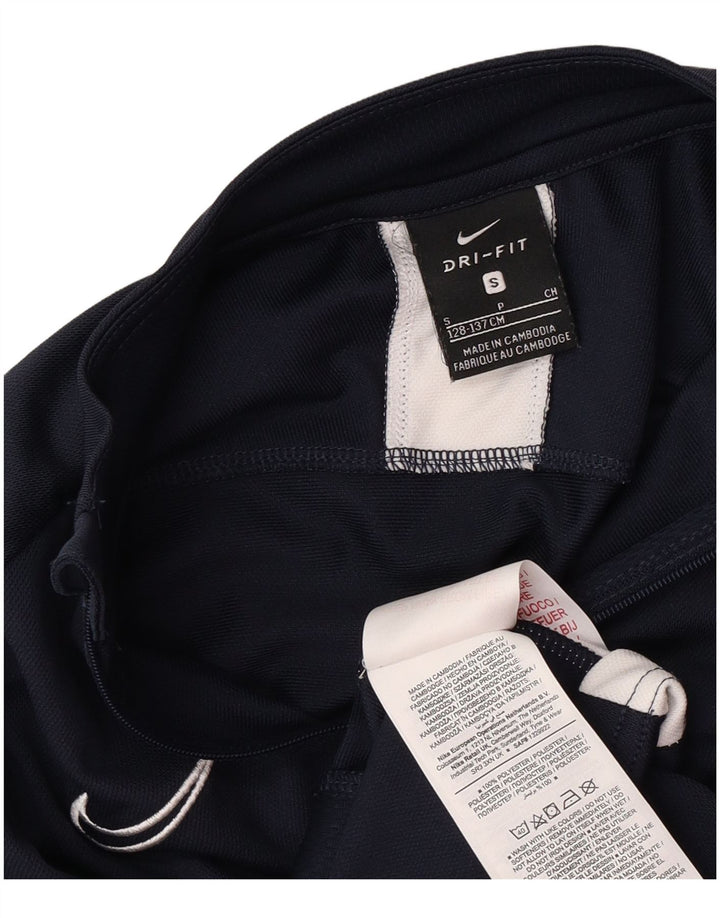 Nike Dri-Fit-Trainingsanzug für Jungen, Jacke, 8–9 Jahre, Größe S, Marineblau, Polyester