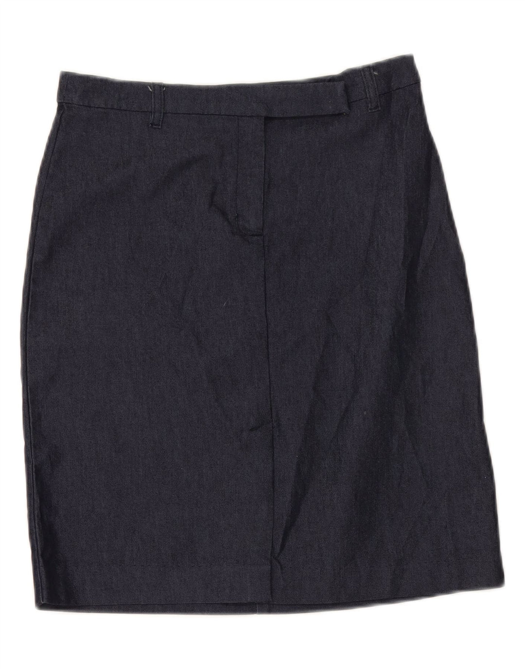 MOSSIMO Womens Straight Skirt US 4 Small W28  Navy Blue Cotton Vintage Mossimo and Second-Hand Mossimo from Messina Hembry 