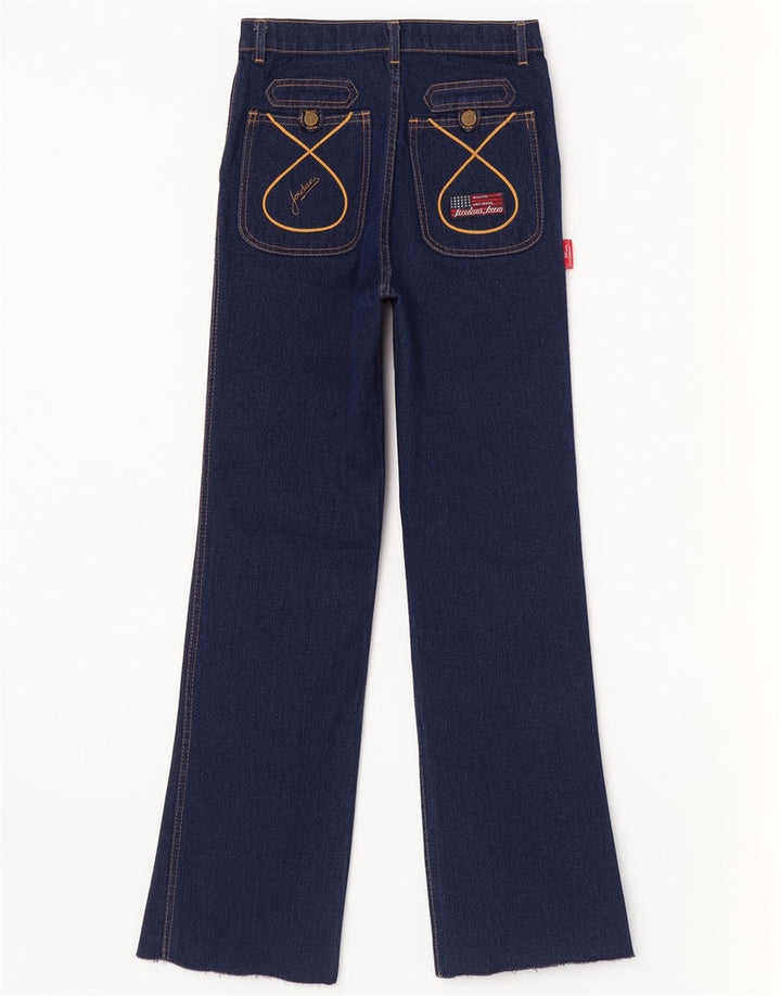 Vintage Womens Bootcut Jeans W30 L33 Navy Blue Cotton