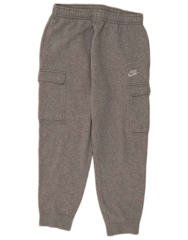 Nike Mens Cargo Tracksuit Trousers Joggers Medium  Grey Cotton