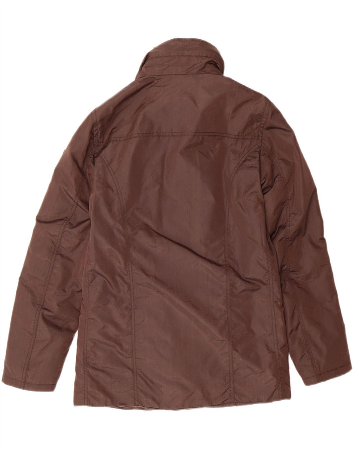 CONTE OF FLORENCE Mens Padded Jacket IT 46 Small Brown Vintage Conte of Florence and Second-Hand Conte of Florence from Messina Hembry 