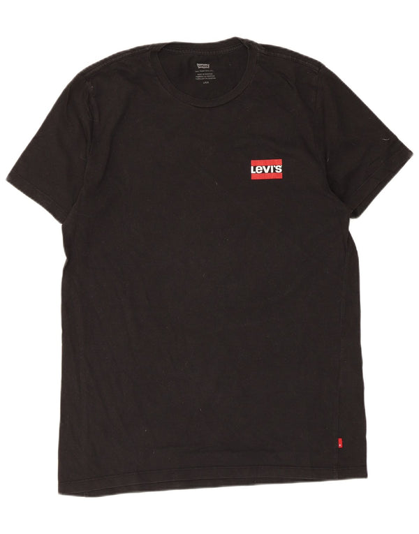 Levi's T-Shirt Homme Noir Large Coton