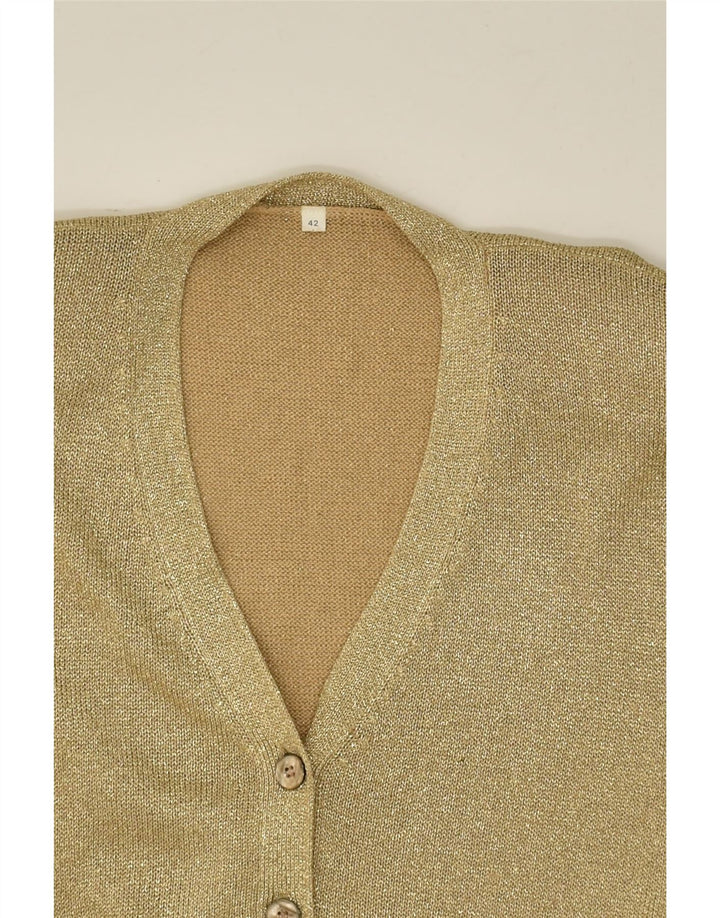 VINTAGE Womens Cardigan Sweater EU 42 Large Beige Cotton | Vintage Vintage | Thrift | Second-Hand Vintage | Used Clothing | Messina Hembry 
