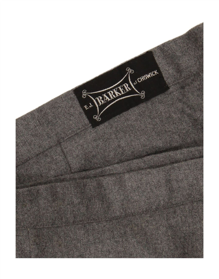 VINTAGE Womens Wrap Pencil Skirt W32 Large Grey Vintage Vintage and Second-Hand Vintage from Messina Hembry 
