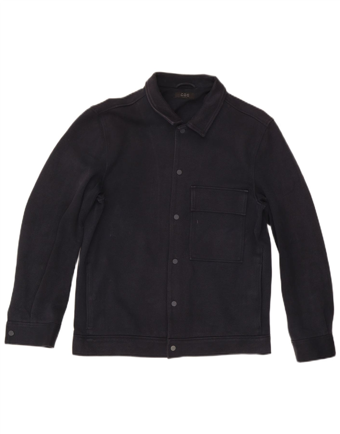 Cos Mens Utility Jacket UK 36 Small Navy Blue Cotton