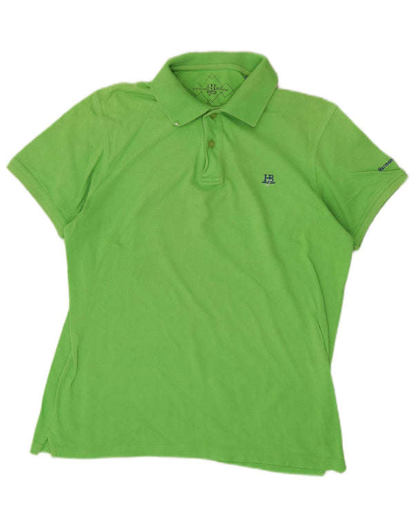 Harmont & Blaine Mens Polo Shirt Medium Green