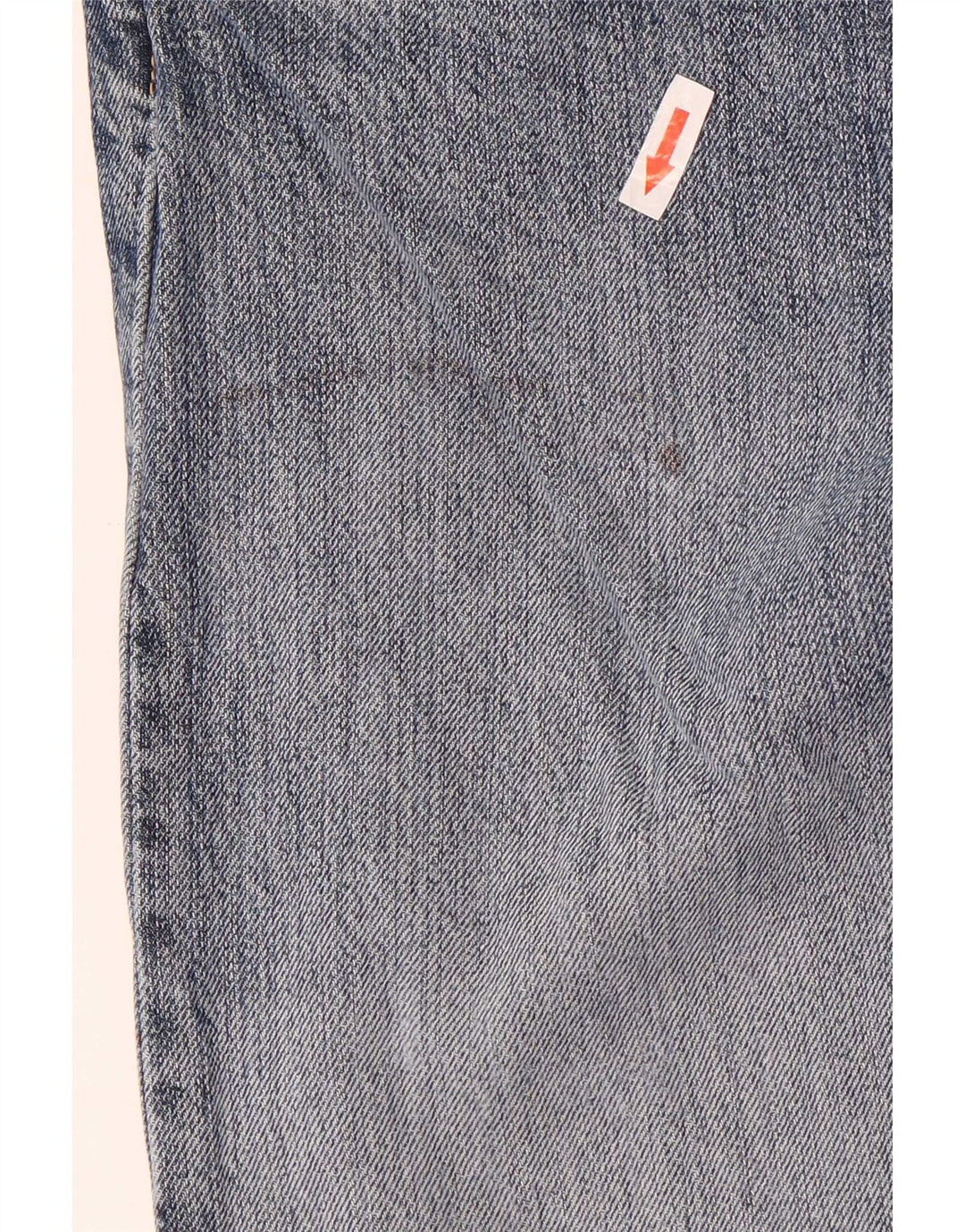 Levi's Uomo 501 Jeans dritti effetto consumato W32 L34 Blu