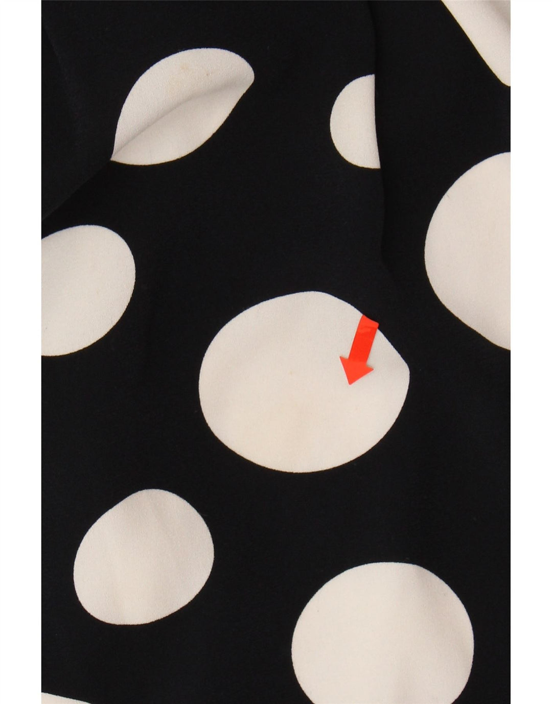 MADELEINE Womens Mini Skirt Medium W33 Black Polka Dot Polyester Vintage Madeleine and Second-Hand Madeleine from Messina Hembry 