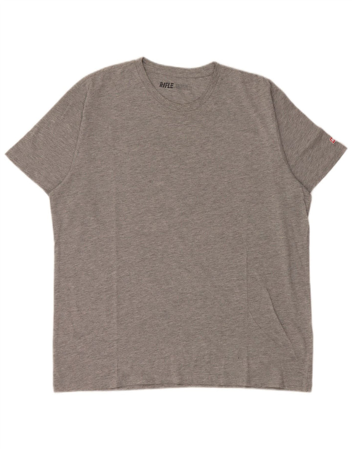 Rifle Herre T-Shirt Top Stor Grå