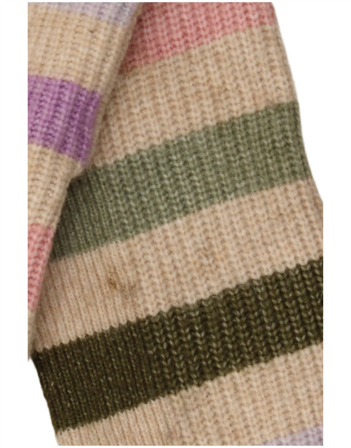 Marks & Spencer Womens V-Neck Jumper Sweater UK 16 Large Multicoloured