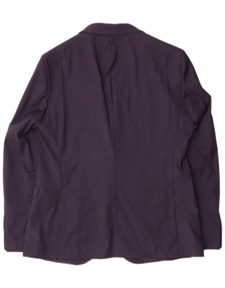 Baldessarini Mens 2 Button Blazer Jacket IT 52 XL Navy Blue