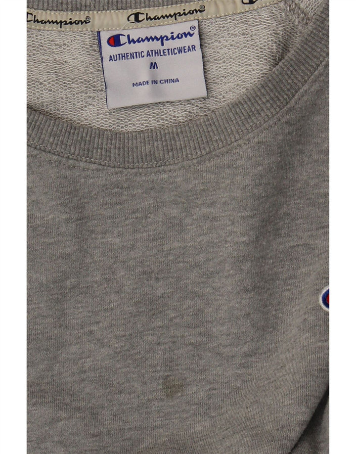 CHAMPION Womens Sweatshirt Jumper UK 14 Medium Grey Cotton Vintage Champion and Second-Hand Champion from Messina Hembry 