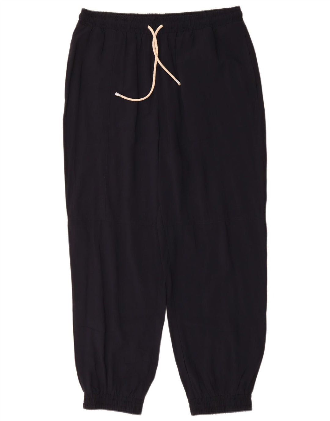 Zara Womens Tracksuit Trousers Joggers XL  Navy Blue Polyester