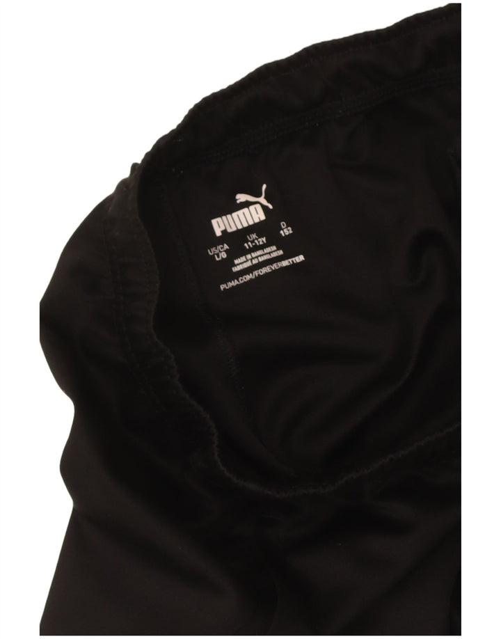Puma Boys Tracksuit Trousers 11-12 Years Black