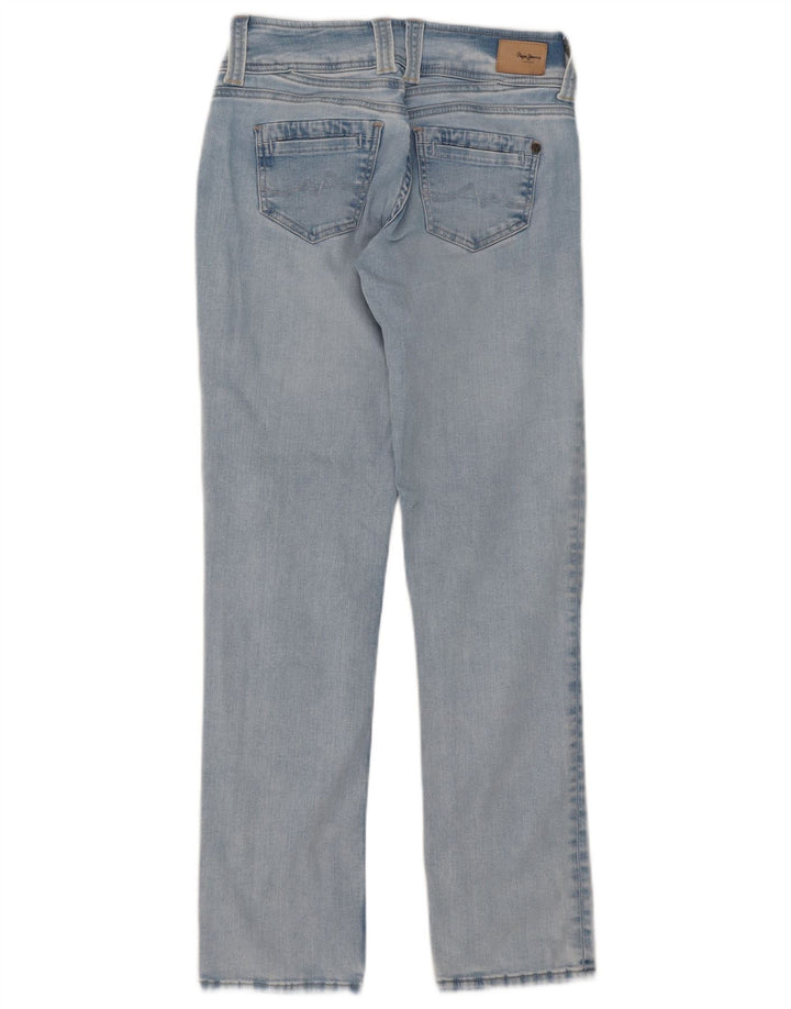 PEPE Jeans Damen Straight W29 L32 Blaue Baumwolle