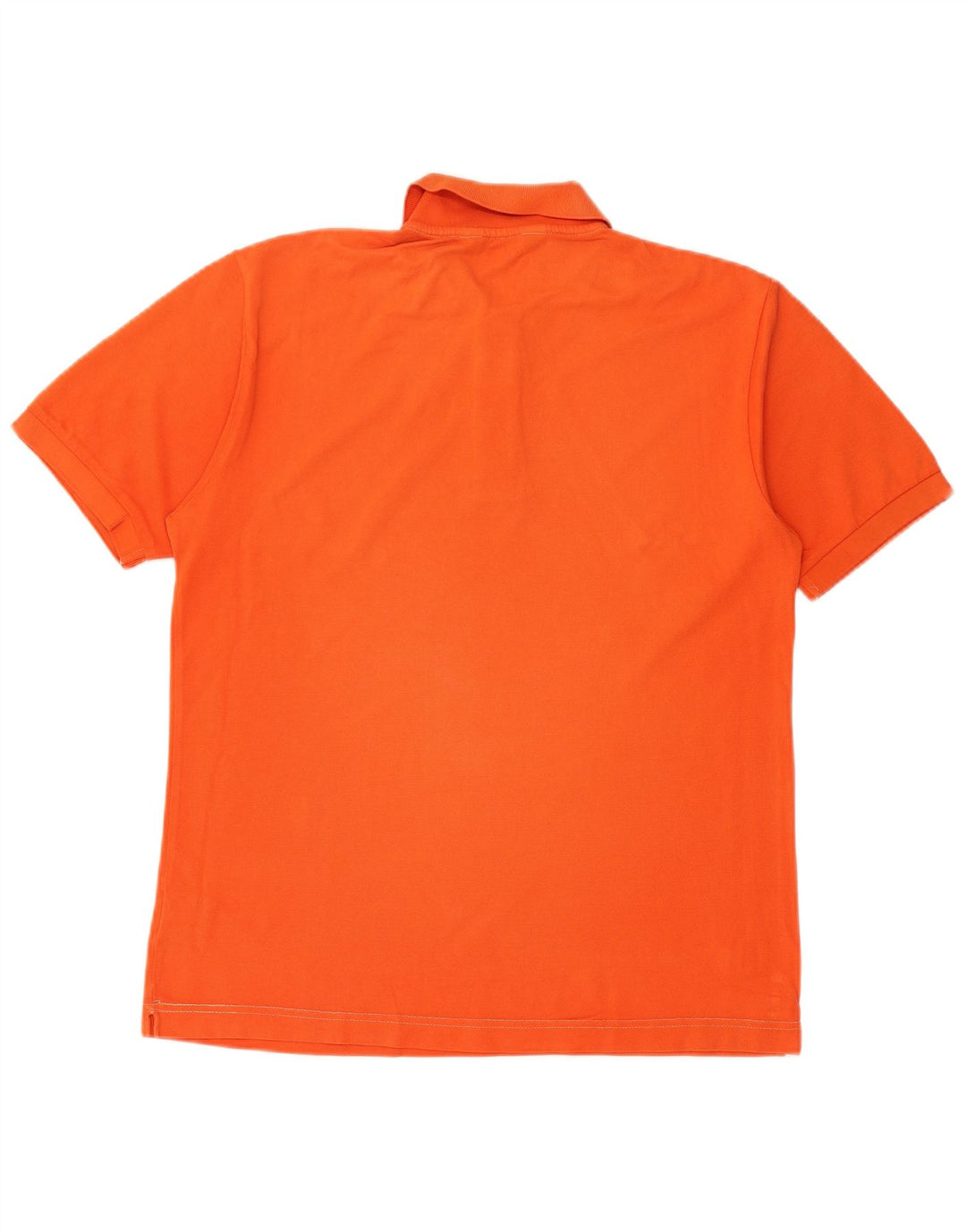 Kappa Mens Polo Shirt Large Orange Cotton