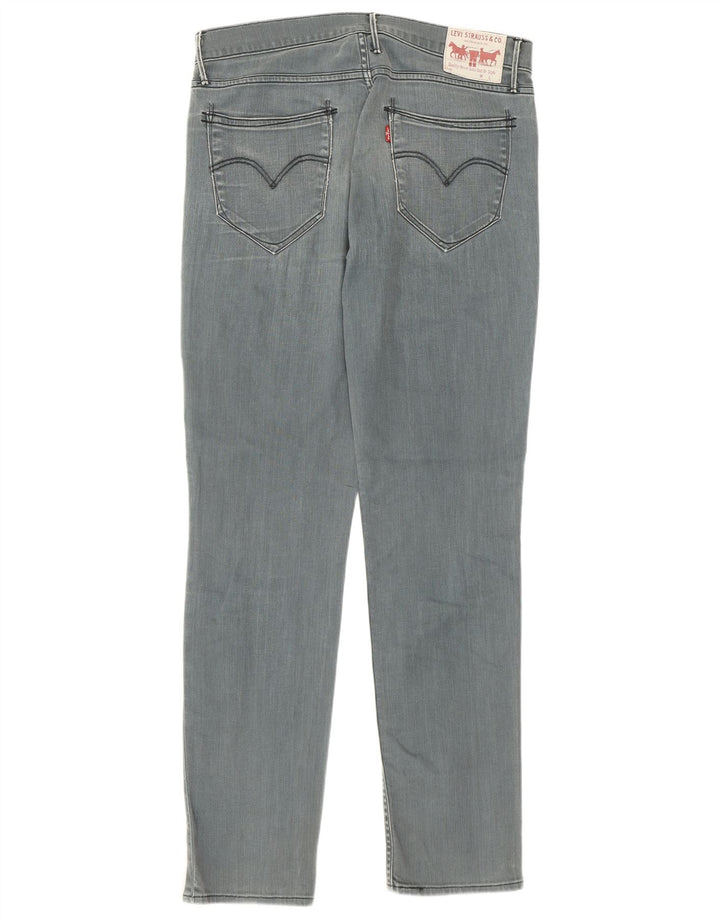 Levi's Mens Slim Jeans W33 L34 Grey Cotton