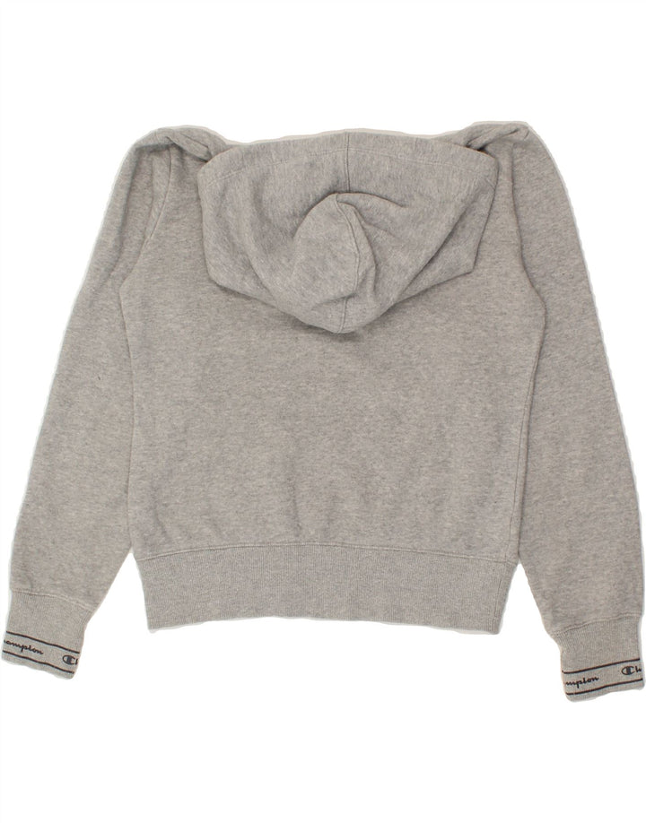 CHAMPION Mens Graphic Hoodie Jumper XS Grey Cotton Vintage Champion and Second-Hand Champion from Messina Hembry 