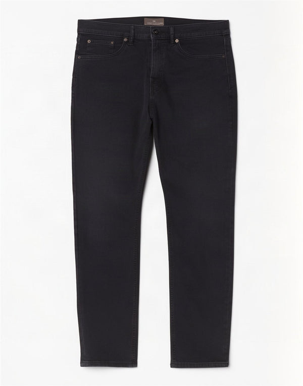 Marks & Spencer Mens Jeans Slim W34 L31 Algodão Preto