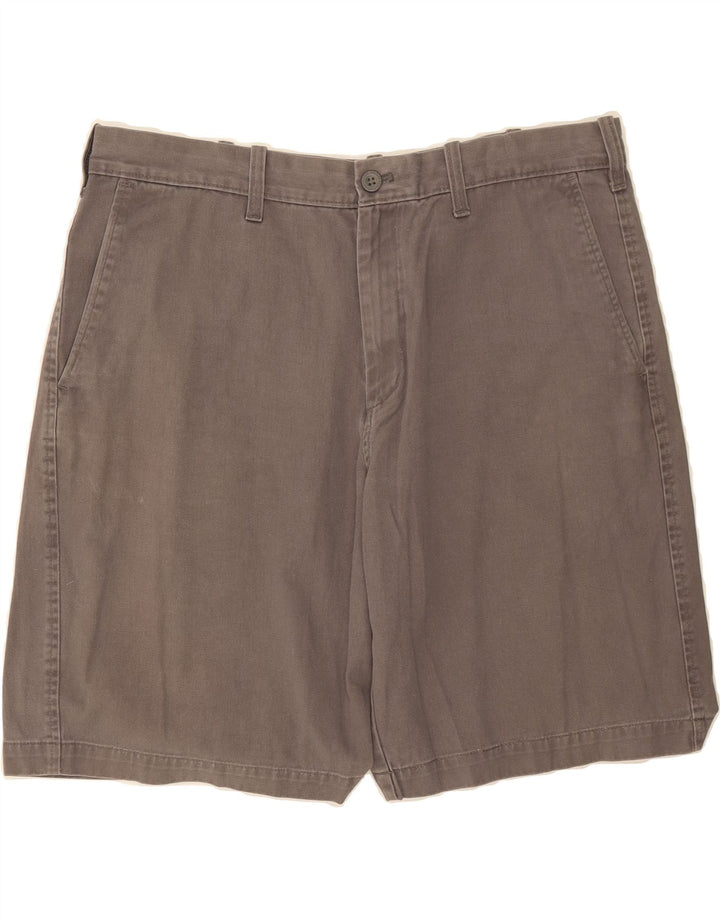 EDDIE BAUER Mens Chino Shorts W36 Large  Grey Cotton Vintage Eddie Bauer and Second-Hand Eddie Bauer from Messina Hembry 